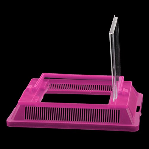 Ruilogod Plastic Rectangle Design-Aquarium Betta-Fisch-Behälter-Haustier-Feed Box Rosa Ruilogod Plastic Rectangle Design-Aquarium Betta-Fisch-Behälter-Haustier-Feed Box Rosa von Ruilogod