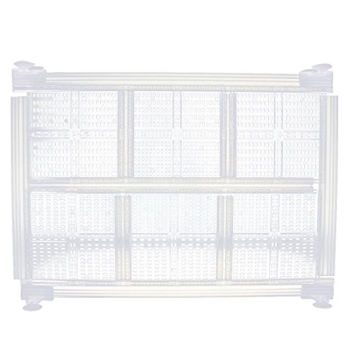 Ruilogod Plastikfisch-Tank-Teiler-Seperator Clear W Saugnapf Ruilogod Plastikfisch-Tank-Teiler-Seperator Clear W Saugnapf von Ruilogod