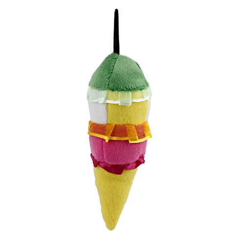 Ruilogod Plüsch Eiscremeförmige Squeeze Kau quietschendes Spielzeug sortierte Farbe von Ruilogod