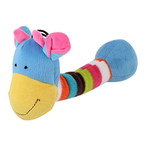 Ruilogod Plüsch Giraffe Form Pet spielen kauen quietschende Spielzeug 26 cm Länge Ruilogod Plüsch Giraffe Form Pet spielen kauen quietschende Spielzeug 26 cm Länge von Ruilogod