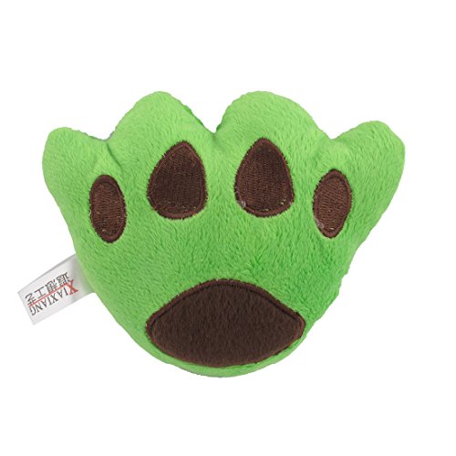 Ruilogod Plüsch Paw Puppy Dog Cat Play Squeaky Chew Spielzeug Grün Ruilogod Plüsch Paw Puppy Dog Cat Play Squeaky Chew Spielzeug Grün von Ruilogod