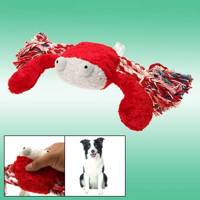Ruilogod Plüsch quietschender Hundespielzeug Tug Seil & Krabben Pet Toys & Supplies von Ruilogod