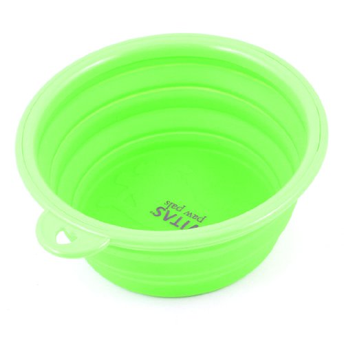 Ruilogod Reisen Klapp 12cm Dima Silikon Katze Welpen Hund Haustier Wasser Lebensmittel Getränk Schüssel grün Ruilogod Reisen Klapp 12cm Dima Silikon Katze Welpen Hund Haustier Wasser Lebensmittel Getränk Schüssel grün von Ruilogod