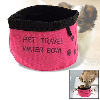 Ruilogod Rosa tragbare Haustierhundkatze Reisen Lebensmittel Wasser Faltschale Ruilogod Rosa tragbare Haustierhundkatze Reisen Lebensmittel Wasser Faltschale von Ruilogod