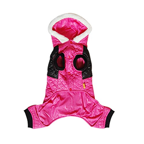 Ruilogod Rose Rosa Hund Doggie Welpenkleidung Mit Kapuze Kleidung von Ruilogod