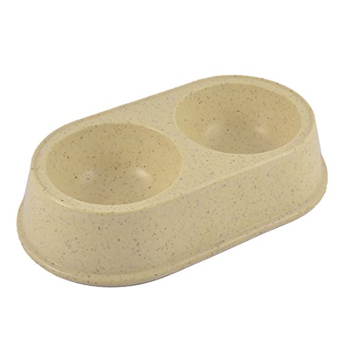 Ruilogod Round Shaped Pet Doggy Welpenfutter Wasserfutter Feeder Bowl Dish Beige Ruilogod Round Shaped Pet Doggy Welpenfutter Wasserfutter Feeder Bowl Dish Beige von Ruilogod