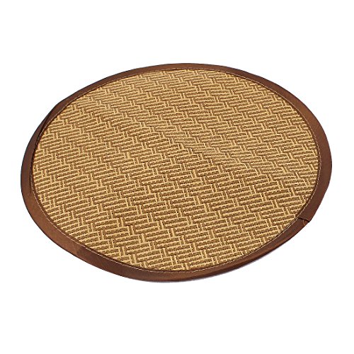 Ruilogod Runde Form Haustier Sommer Schlafmatten-Auflage 30cm Durchmesser Brown Ruilogod Runde Form Haustier Sommer Schlafmatten-Auflage 30cm Durchmesser Brown von Ruilogod