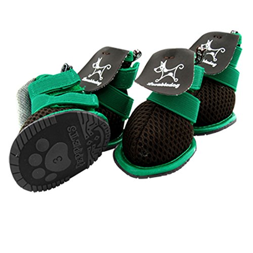 Ruilogod SZ 3 Black Nonslip Sohle Meshy Welpen Haustier Hund Schuhe Booties Ruilogod SZ 3 Black Nonslip Sohle Meshy Welpen Haustier Hund Schuhe Booties von Ruilogod