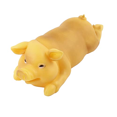Ruilogod Schwein-Art-Haustier Squeeze Sounding quietschend Spielzeug Brown von Ruilogod