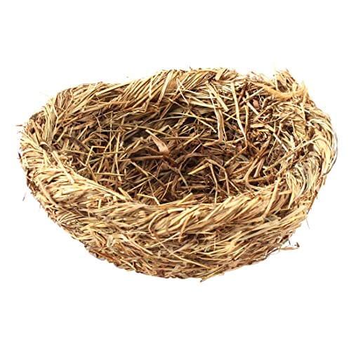 Ruilogod Strohschüsselförmige künstliche Vogeleierhalter Birdhouse Living House Nest Ruilogod Strohschüsselförmige künstliche Vogeleierhalter Birdhouse Living House Nest von Ruilogod