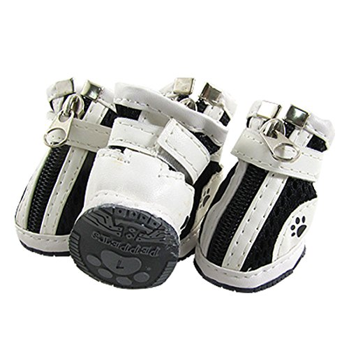 Ruilogod Süßes Haustier Schutzschuh Mesh Sport Hundeschuhe Schwarz 1# Ruilogod Süßes Haustier Schutzschuh Mesh Sport Hundeschuhe Schwarz 1# von Ruilogod