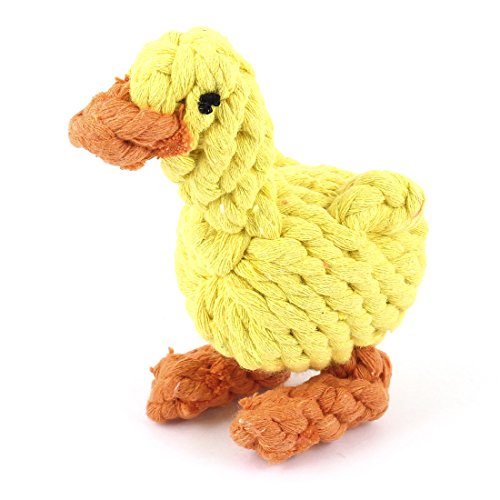 Ruilogod Synthetisch Baumwolseil Gestrickte Ente Shaped Pet Grinding Klar Zähne Ruilogod Synthetisch Baumwolseil Gestrickte Ente Shaped Pet Grinding Klar Zähne von Ruilogod