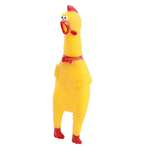 Ruilogod Texturierte schrille huhn style haustier squeaky squeeze spielzeug gelb Ruilogod Texturierte schrille huhn style haustier squeaky squeeze spielzeug gelb von Ruilogod