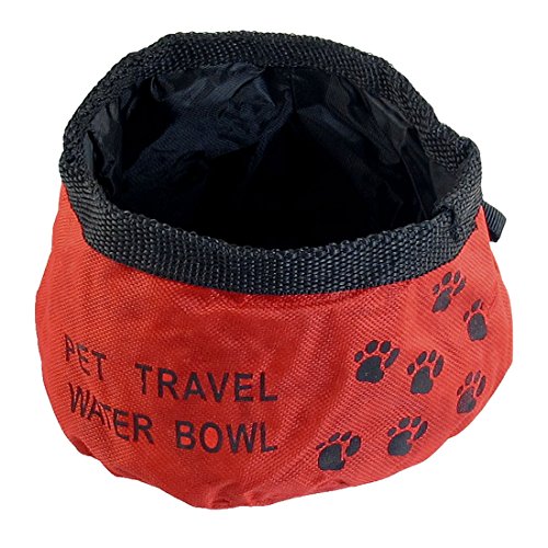 Ruilogod Tragbare Red Gefaltete Haustier Hund Katze Camping Wandern Reisen Lebensmittel Wasser Schüssel Ruilogod Tragbare Red Gefaltete Haustier Hund Katze Camping Wandern Reisen Lebensmittel Wasser Schüssel von Ruilogod
