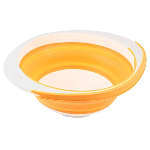 Ruilogod Tragbare ovale Design Pet Bowl Teller Container Orange grün Ruilogod Tragbare ovale Design Pet Bowl Teller Container Orange grün von Ruilogod