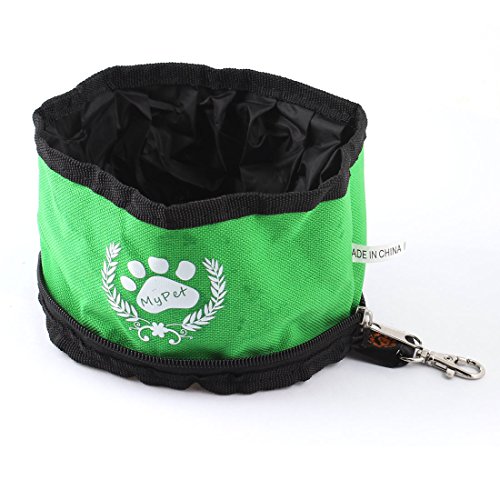 Ruilogod Travel Letter drucken faltbare Hundefutter Wasserschale grün w Haken Ruilogod Travel Letter drucken faltbare Hundefutter Wasserschale grün w Haken von Ruilogod