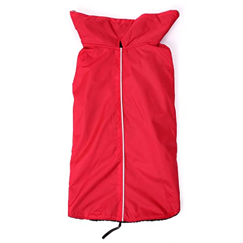 Ruilogod Warnweste Jacke kleidet weicher warmes Fleece-Futter Hundemantel Kleidung XXL Rot Ruilogod Warnweste Jacke kleidet weicher warmes Fleece-Futter Hundemantel Kleidung XXL Rot von Ruilogod