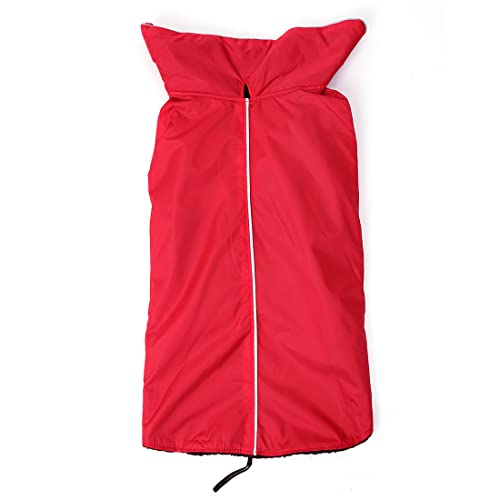 Ruilogod Warnweste Jacke kleidet weicher warmes Fleece-Futter Hundemantel Kleidung XXXL Red Ruilogod Warnweste Jacke kleidet weicher warmes Fleece-Futter Hundemantel Kleidung XXXL Red von Ruilogod
