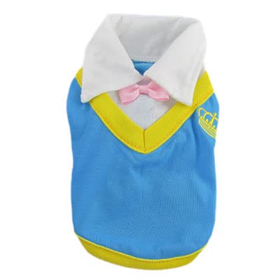 Ruilogod Welpen-Hündchen-Hunde-Hemd Kontrastfarbe Bowtie-Bekleidung SZ S Ruilogod Welpen-Hündchen-Hunde-Hemd Kontrastfarbe Bowtie-Bekleidung SZ S von Ruilogod