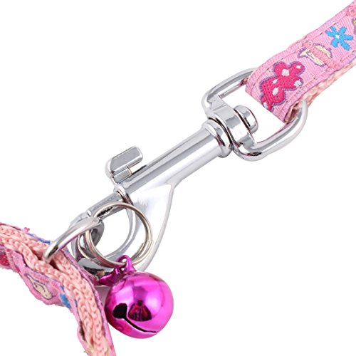 Ruilogod Welpen Hund Pet Wolke Vogel Muster Walking Training Z107 Kragen Seil Leine Rosa Rosa Ruilogod Welpen Hund Pet Wolke Vogel Muster Walking Training Z107 Kragen Seil Leine Rosa Rosa von Ruilogod