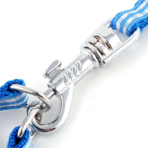 Ruilogod Welpenhund-Plaid-Muster Z108 Walking-Trainings-Seilgurt-Leine Blau Ruilogod Welpenhund-Plaid-Muster Z108 Walking-Trainings-Seilgurt-Leine Blau von Ruilogod