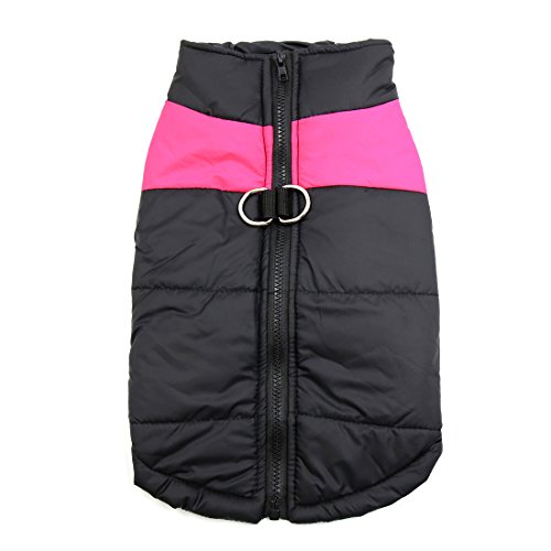 Ruilogod Winter Haustier im Freien wasserdichten warmen Mantel-Weste-Kleidung Rosa L Ruilogod Winter Haustier im Freien wasserdichten warmen Mantel-Weste-Kleidung Rosa L von Ruilogod