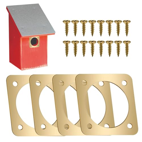 Bluebird House Predator Guard,Bluebird House Guard,4 Stück Vogelhaus-Ersatzschutz - Vogelhausschutz, Schutzvorrichtung für Eastern Bluebird-Häuser Bluebird House Predator Guard,Bluebird House Guard,4 Stück Vogelhaus-Ersatzschutz - Vogelhausschutz, Schutzvorrichtung für Eastern Bluebird-Häuser von Ruilonghai