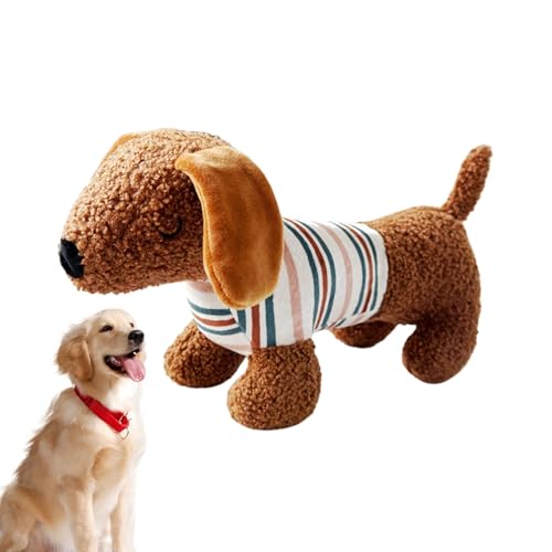 Gefüllte quietschende Hundespielzeug, quietschende gefüllte Tierhundspielzeug | Welpenzähne Reinigung Spielzeug - PET -Spielgerät Dackelform für Zähnereinigung, Welpentraining -Kauwerkzeuge Gefüllte quietschende Hundespielzeug, quietschende gefüllte Tierhundspielzeug | Welpenzähne Reinigung Spielzeug - PET -Spielgerät Dackelform für Zähnereinigung, Welpentraining -Kauwerkzeuge von Ruilonghai
