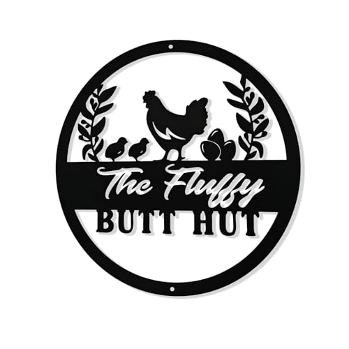 Hühnerstall-, Hühnerstall-Metallschild | Huhn Bauernhaus - Hühnerstall-Dekoration, Metall-Wandkunstschild für Zuhause, Küche, Hühnerstall, Bauernhof von Ruilonghai