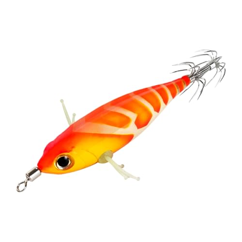 Köder Für Tintenfischangeln - Leuchtköder für Tintenfisch und Oktopus | Schwimmköder Imitation Realist. fluoreszierender Angelköder für Enthusiasten Anfänger von Ruilonghai