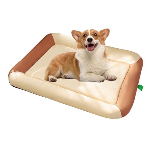 Ruilonghai Waschbares Wasserfestes Hundebett - Hundematte Für Welpen & Schlafunterlage - Atmungsaktives Weiches Ruhekissen Für Auto Katzen Schlafzimmer, Hoch Elastische Welpenunterlage Ruilonghai Waschbares Wasserfestes Hundebett - Hundematte Für Welpen & Schlafunterlage - Atmungsaktives Weiches Ruhekissen Für Auto Katzen Schlafzimmer, Hoch Elastische Welpenunterlage von Ruilonghai