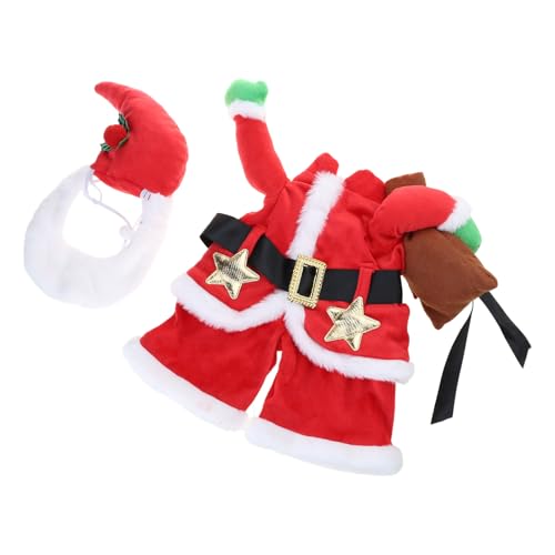 Schöner Hund Santa Kostümhut Für Weihnachtsfeier Fotoshooting Santa Outfit Festival Haustier Cosplay Kostüm Holiday Requisiten von Ruiogoe