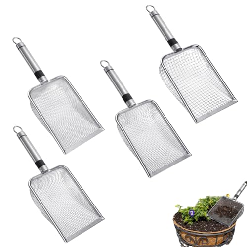 Ruioomeep 4 Stück Gartensieb aus Edelstahl, 2/2,8/3,8/5 mm Maschenweite feines Kompostsieb mit Griff, Multifunktionales Bodensieb, Gartensieb Erde, Sandsieb, Erdsieb für Erde, Kompost, Gartengerät Ruioomeep 4 Stück Gartensieb aus Edelstahl, 2/2,8/3,8/5 mm Maschenweite feines Kompostsieb mit Griff, Multifunktionales Bodensieb, Gartensieb Erde, Sandsieb, Erdsieb für Erde, Kompost, Gartengerät von Ruioomeep