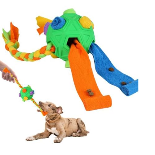 Ruiqas Interaktiver Schnüffelball für Hunde, fördert natürliche Futtersuche, interaktives Puzzle-Hundespielzeug von Ruiqas