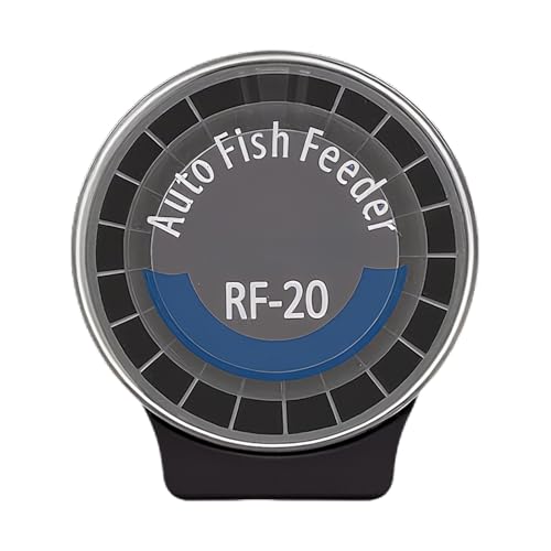 Rukjmqi Automatischer Futterautomat Mit 6-Stufen-Einstellung,Automatischer Fischfutterautomat - 140ml Timer Aquarium Fütterung Für Aquarium Schildkröte Rukjmqi Automatischer Futterautomat Mit 6-Stufen-Einstellung,Automatischer Fischfutterautomat - 140ml Timer Aquarium Fütterung Für Aquarium Schildkröte von Rukjmqi