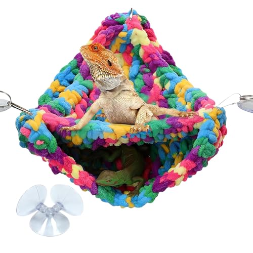 Rukjmqi Bartagame-Hängematte, weiches Bartagame-Hängematten-Schaukelbett,Weiches Terrarium-Bettwäsche-Schaukelbett | Doppelschichtiges Reptiliendesign für Eidechsen, Schlangen, Chamäleons und Rukjmqi Bartagame-Hängematte, weiches Bartagame-Hängematten-Schaukelbett,Weiches Terrarium-Bettwäsche-Schaukelbett | Doppelschichtiges Reptiliendesign für Eidechsen, Schlangen, Chamäleons und von Rukjmqi