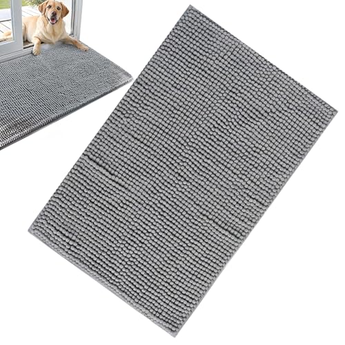 Rukjmqi Hund Matsch Matte - Teppich Für Die Eingangsbereich Innenbereich,Badematte Tierbedarf Teppich Wasserdicht Waschbar Mehrzweck Für Haus Küche Badezimmer Schlafzimmer Innen Rukjmqi Hund Matsch Matte - Teppich Für Die Eingangsbereich Innenbereich,Badematte Tierbedarf Teppich Wasserdicht Waschbar Mehrzweck Für Haus Küche Badezimmer Schlafzimmer Innen von Rukjmqi