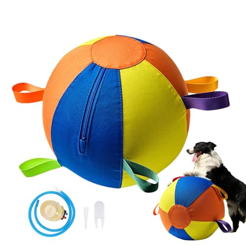 Rukjmqi Hundeball Spielball, Interaktive Spielbälle Für Hunde, Bissfest Kaugeeignet Sicher Planschen Wasser Übungen Draußen Aggressive Welpen Rukjmqi Hundeball Spielball, Interaktive Spielbälle Für Hunde, Bissfest Kaugeeignet Sicher Planschen Wasser Übungen Draußen Aggressive Welpen von Rukjmqi