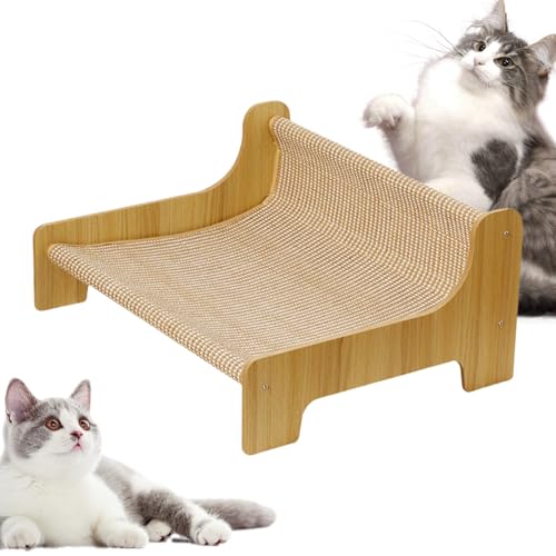 Rukjmqi Katzenkratzbett, Kratzbrett Für Katzen, 2in1 Sisal Ruhe & Spiel Indoor Balkon Terrasse Möbelschutz Rukjmqi Katzenkratzbett, Kratzbrett Für Katzen, 2in1 Sisal Ruhe & Spiel Indoor Balkon Terrasse Möbelschutz von Rukjmqi