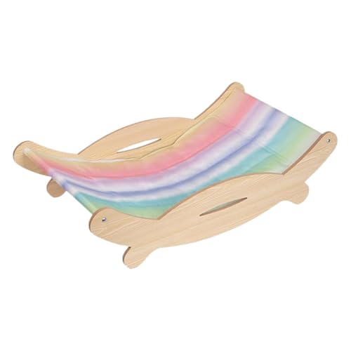 Rukjmqi Katzenscheibenstuhl, Cat Lounge Chair - Kätzchen Hängemattenbettkühlung - Holzkätzchen Liegebett für Haustiere, Kratzfeste Welpen-Hängematte Couch Rukjmqi Katzenscheibenstuhl, Cat Lounge Chair - Kätzchen Hängemattenbettkühlung - Holzkätzchen Liegebett für Haustiere, Kratzfeste Welpen-Hängematte Couch von Rukjmqi