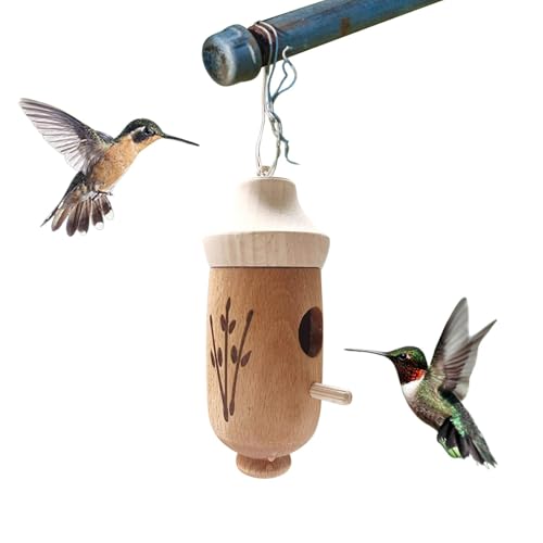 Rukjmqi Kolibri-Nisthaus, Kolibri-Haus zum Nisten, Vogelhaus aus für den Innenbereich, Vogelhaus, Kolibri-Nest, Kolibri-Haus, Kolibri-Hütte für Zuhause, Garten, draußen, drinnen Rukjmqi Kolibri-Nisthaus, Kolibri-Haus zum Nisten, Vogelhaus aus für den Innenbereich, Vogelhaus, Kolibri-Nest, Kolibri-Haus, Kolibri-Hütte für Zuhause, Garten, draußen, drinnen von Rukjmqi