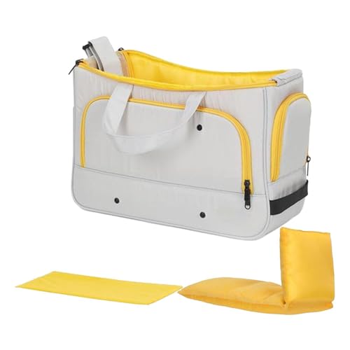Rukjmqi Pet Cat Bag, Haustier für Katze, Katzenbeutel Tierträger Reise Welpe Carry, Tierschutzschutzweiche Weichsieger -Haustaschen Reisetasche mit angemessener Belüftung von Rukjmqi