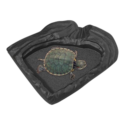 Rukjmqi Schildkröten Wassernapf - Schlangen Futterbecken,Wassernapf Mit Breiter Öffnung Für Futter Und Wasser Im Terrarium Und Freiland Für Gecko, Bartagamen, Schlange Reptilien von Rukjmqi