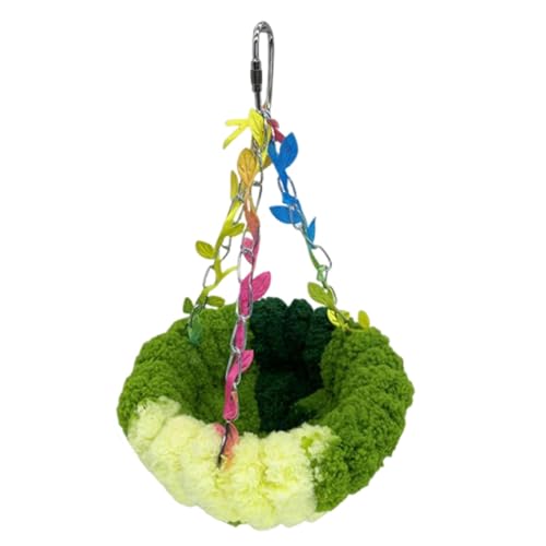 Rukjmqi Vogelhängematte, Vogelbett | Conure Swing Bett | Warmes Vogelnest für Käfigpapagei Hängematte Zuchthaus für Sittiche Lovebird Cockatoos von Rukjmqi