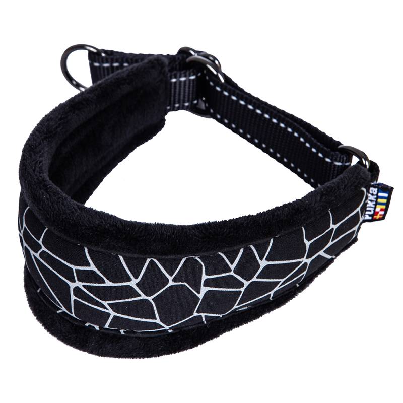 Rukka® Cube Halsband, schwarz - Größe L: 36 - 45 cm Halsumfang, 80 mm breit von Rukka Pets