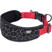 Rukka® Cube Soft Halsband, rot/schwarz - Halsumfang 30-40 cm, B 20 mm (Größe S) von Rukka Pets