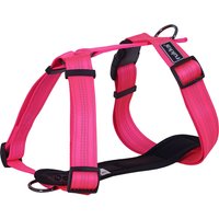 Rukka® Form Neon Geschirr, pink - Brustumfang 80 - 130 cm, 40 mm breit (Größe L) von Rukka Pets