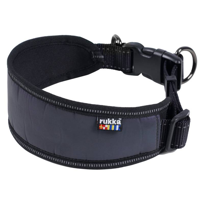 Rukka® Luminous Soft Halsband - Größe M: 30 - 50 cm Halsumfang, 25 mm breit von Rukka Pets