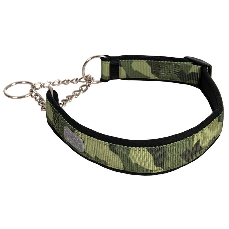 Rukka® Moon Eco Zug-Stopp-Halsband, grün-gemustert - Größe L: 45 - 65 cm Halsumfang, 30 mm breit von Rukka Pets