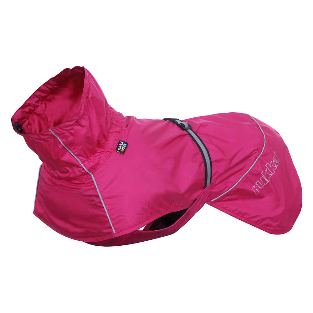 Rukka® Regenmantel Hase, pink - ca. 50 cm Rückenlänge von Rukka Pets